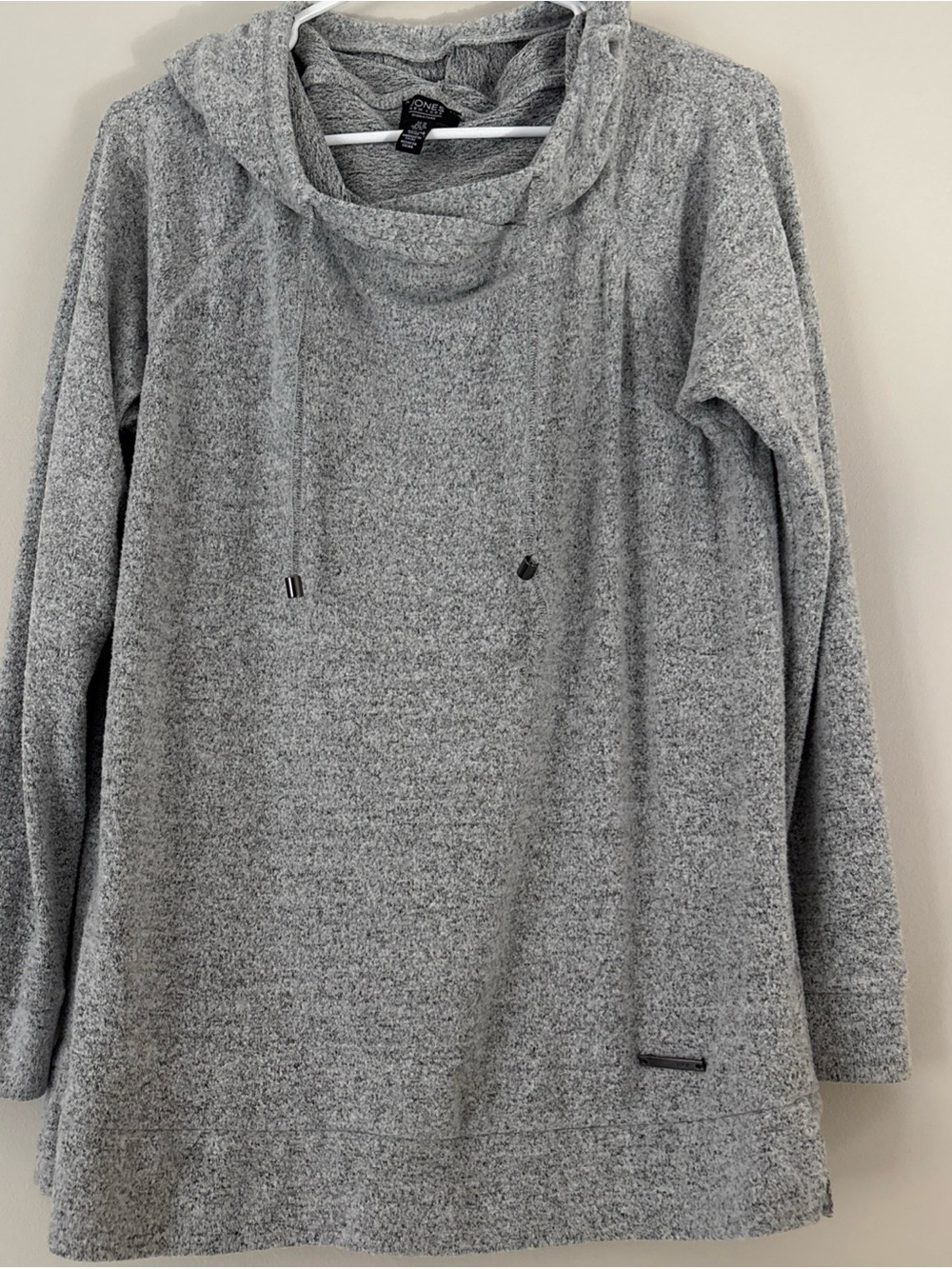 Jones New York Signature Heather Gray Pullover